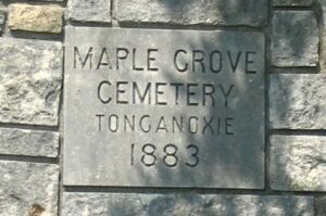 Maple Grove Cemetery Gate