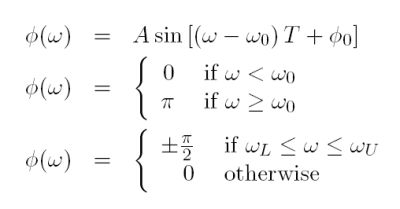 Spectral Phase Function Equations