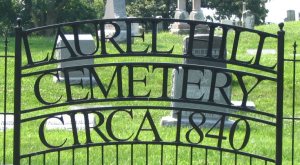 Laurel Hill Cemetery Sign