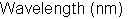Text Box: Wavelength (nm)