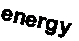 Text Box: energy